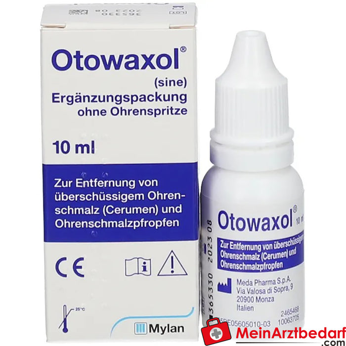 Otowaxol Sine roztwór - usuwanie woskowiny usznej do delikatnego czyszczenia uszu, 10ml