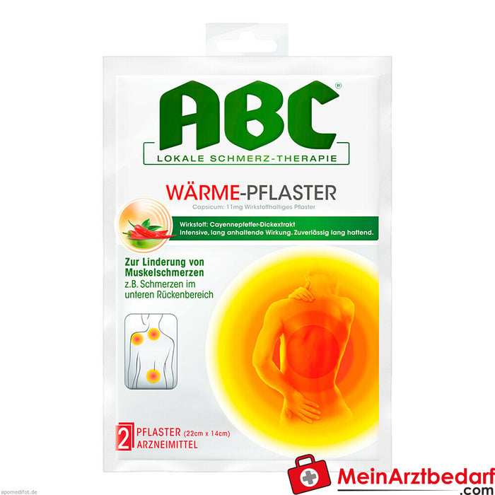 ABC Heat Plasters Capsicum 11mg Hansaplast med