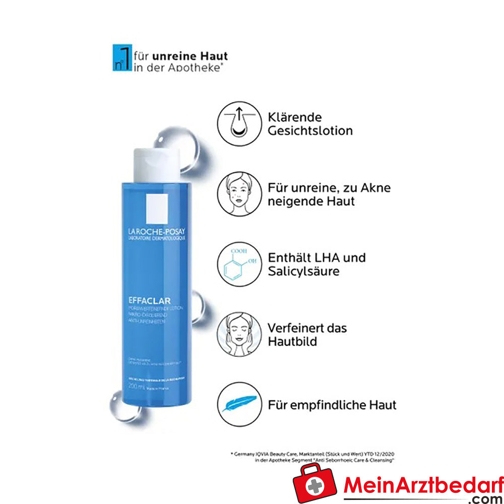 La Roche Posay EFFACLAR Porenverfeinernde Lotion, 200ml.