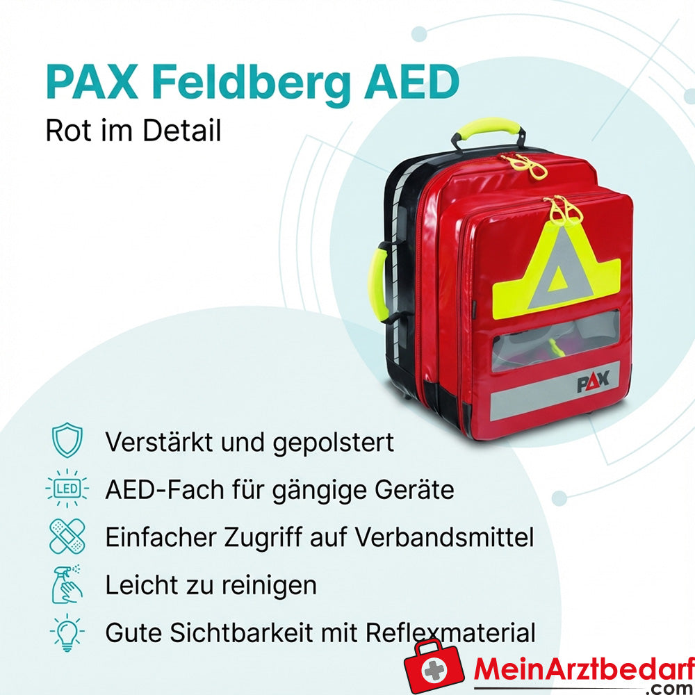 PAX Feldberg AED - Rot.