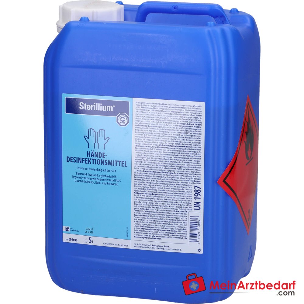 Hartmann Sterillium Händedesinfektion Lösung, 5000 ml.