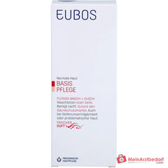 Eubos Flüssig Wasch+Dusch Rot mit Frischeduft, 200 ml.