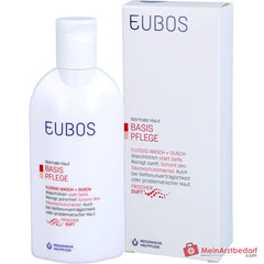 Eubos Flüssig Wasch+Dusch Rot mit Frischeduft, 200 ml.