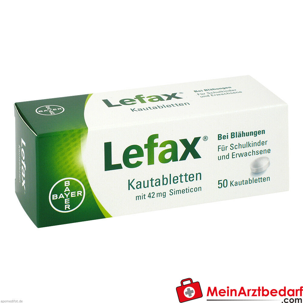 Lefax Kautabletten.