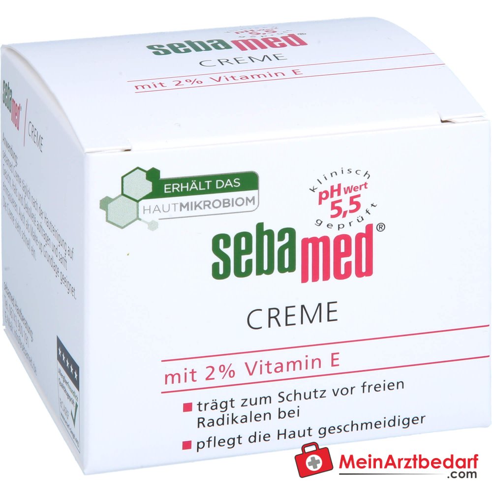 sebamed Creme mit 2% Vitamin E, 75 ml.