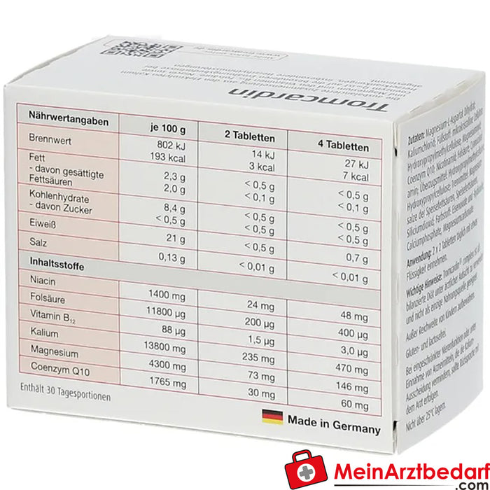 Tromcardin® 复方制剂，120 件。