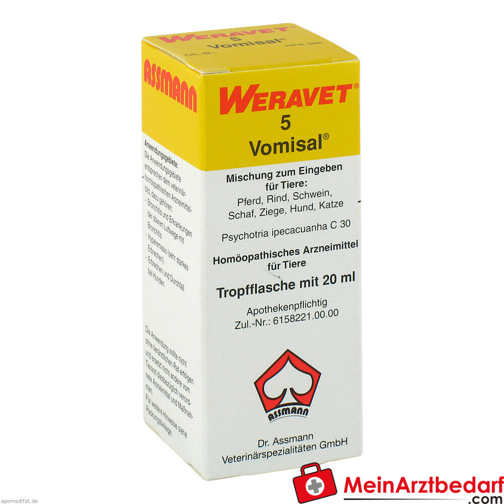 Vomisal 5 vet 20 ml