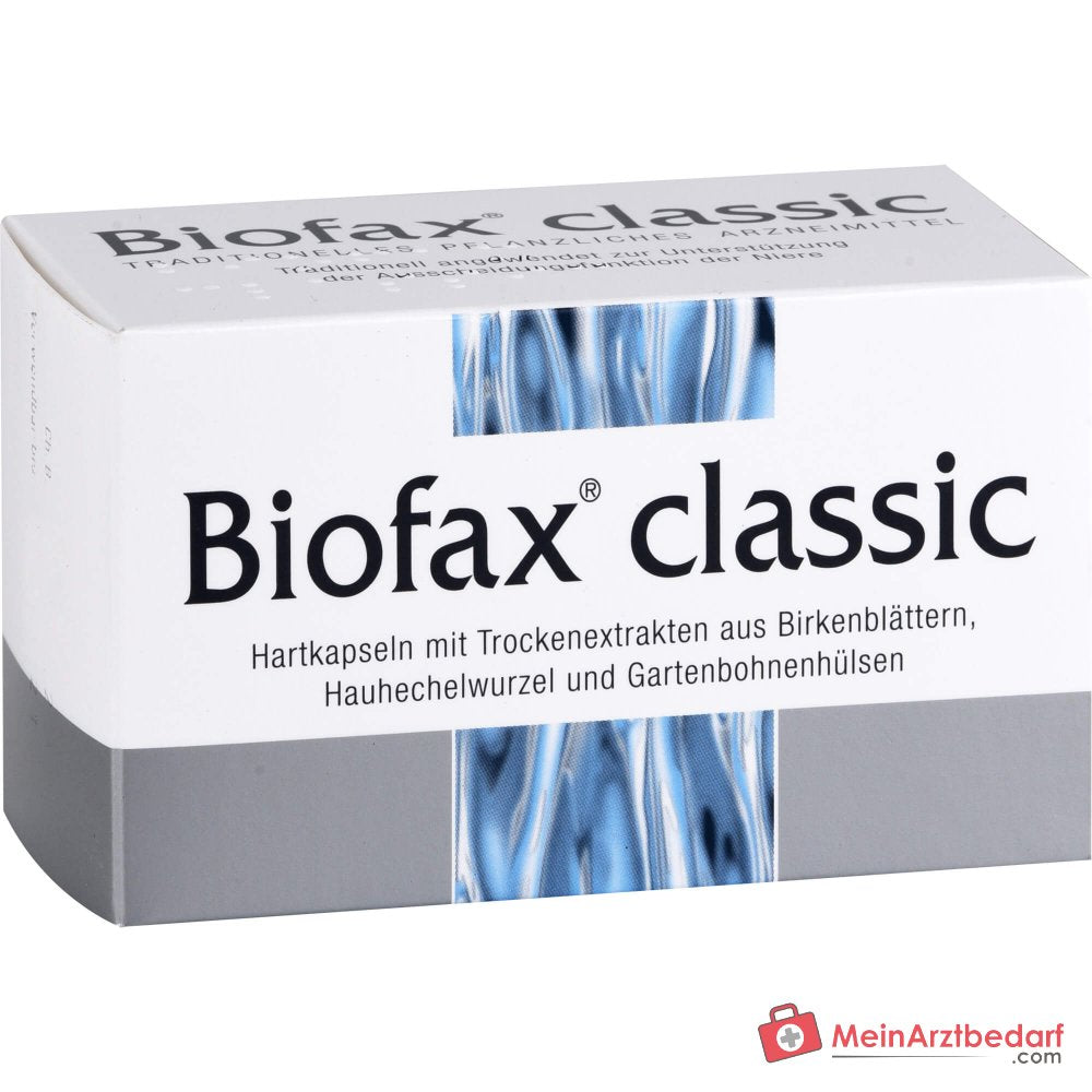Strathmann Biofax classic Birkenblätter-Trockenextrakt / Hauhechelwurzel-Trockenextrakt / Bohnenschalen-Trockenextrakt Hartkapseln, 60 St.