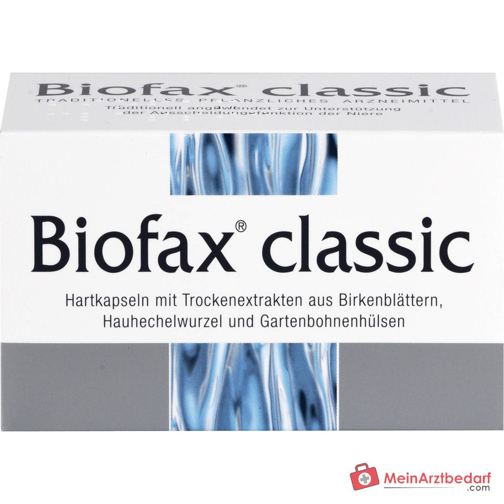 Strathmann Biofax classic Birkenblätter-Trockenextrakt / Hauhechelwurzel-Trockenextrakt / Bohnenschalen-Trockenextrakt Hartkapseln, 60 St.