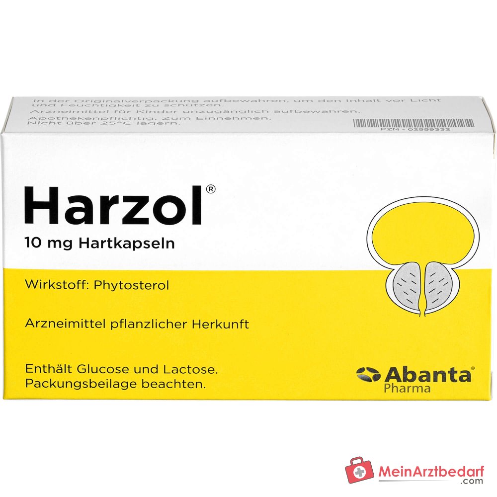 Abanta Pharma Harzol Phytosterol harde capsules, 100 st.