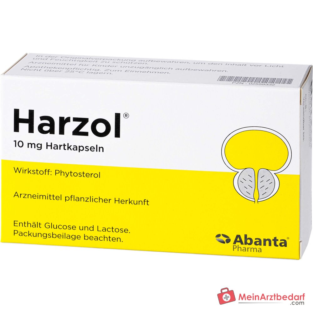 Abanta Pharma Harzol Phytosterol harde capsules, 100 st.