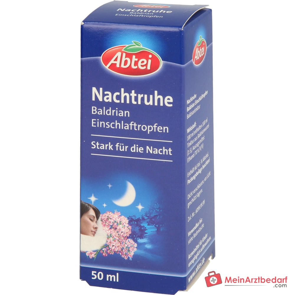 Abtei Riposo Notturno Gocce di Valeriana Tinture di Valeriana Gocce, 50 ml