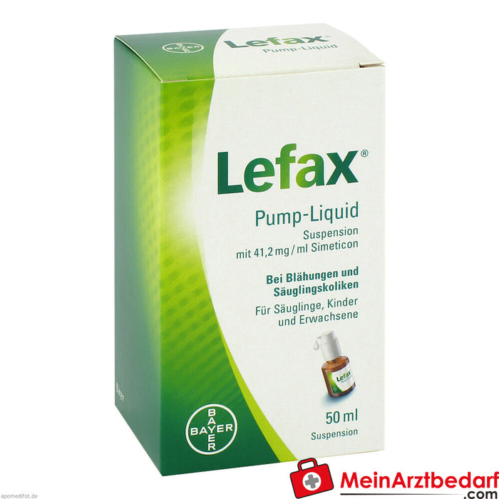 Lefax pomp-vloeistof suspensie