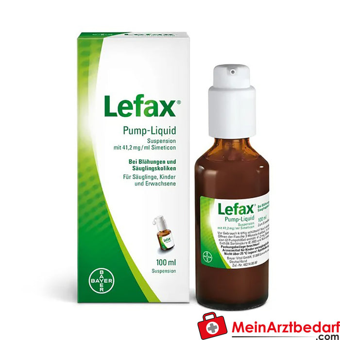 Lefax pomp-vloeistof suspensie