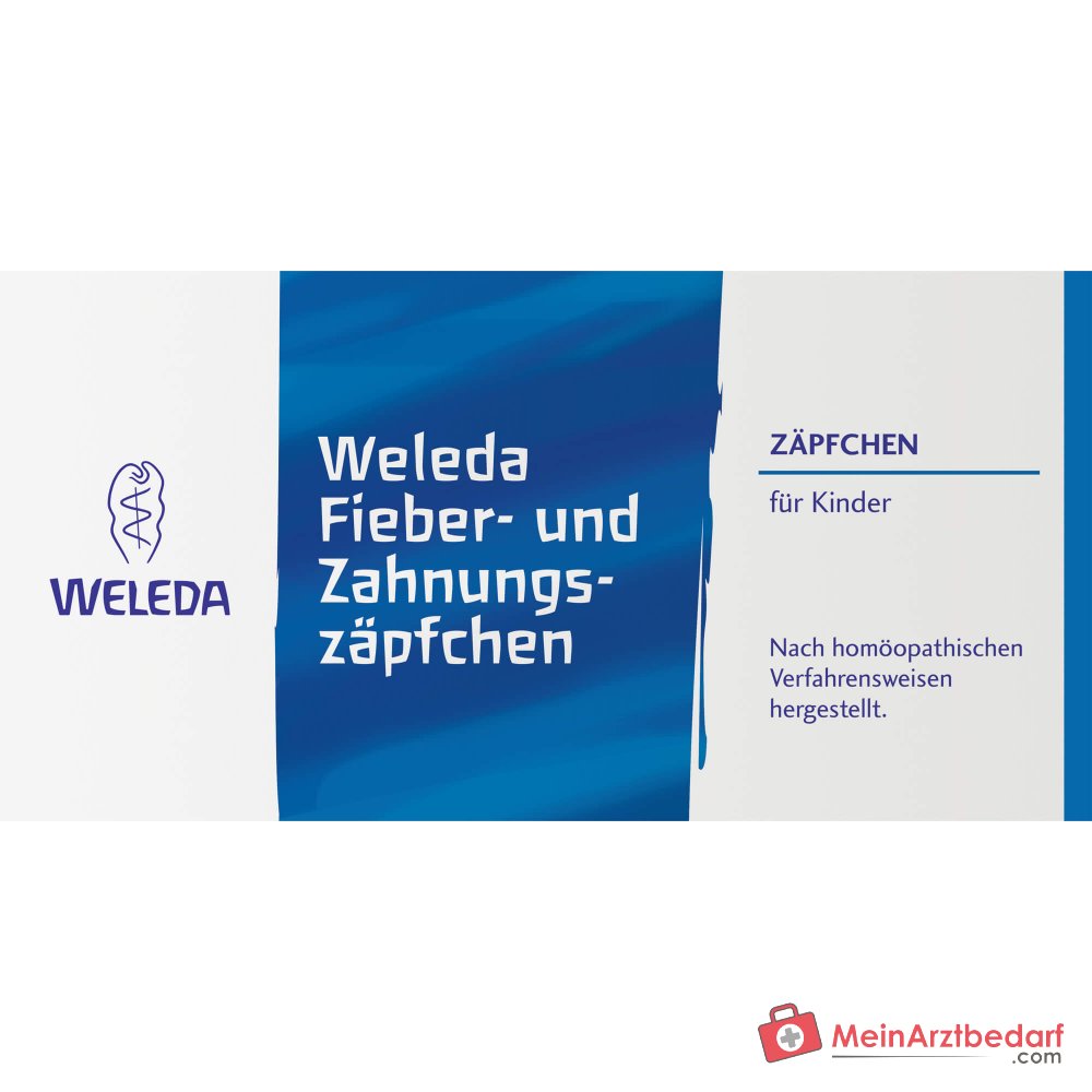 Weleda Fieber- und Zahnungszäpfchen, 10 St.