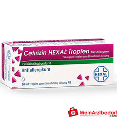 Cetirizin HEXAL Tropfen bei Allergien 10 mg/ml.