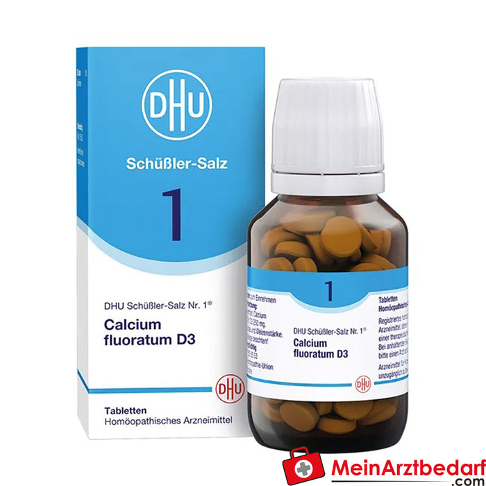 DHU Schuessler 盐 1 号® 氟化钙 D3