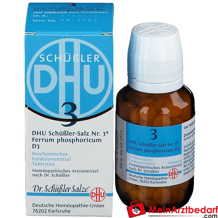 DHU 舒斯勒 3 号盐® 磷酸亚铁 D3