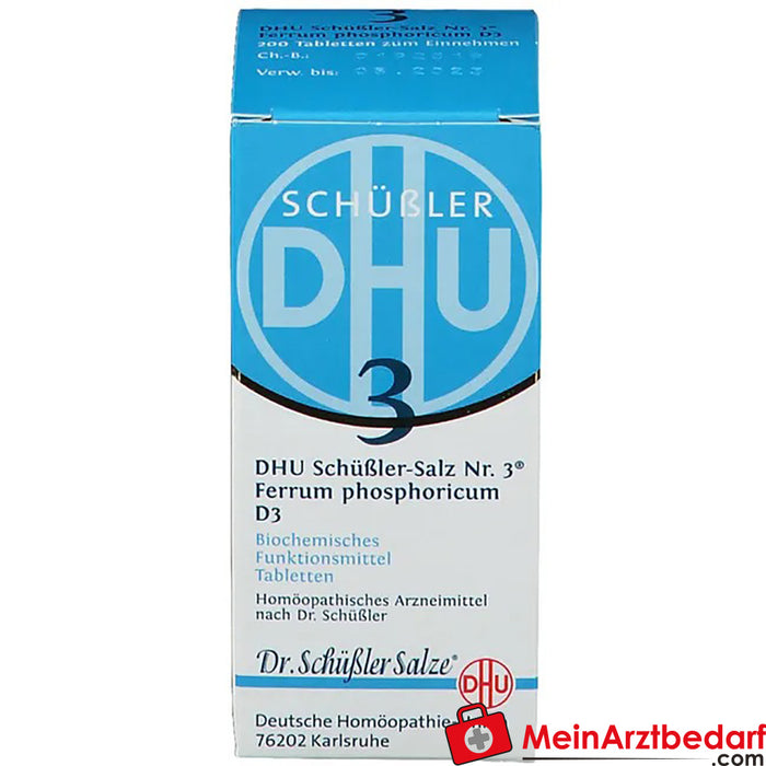 DHU Sal de Schuessler nº 3® Ferrum phosphoricum D3