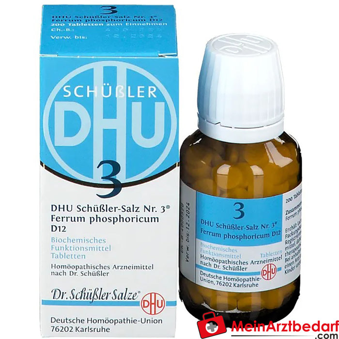 DHU Sale di Schuessler n. 3® Ferrum phosphoricum D12