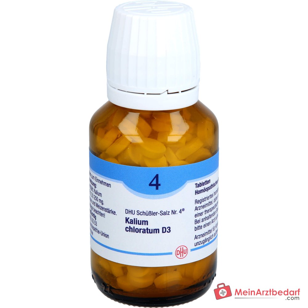 DHU Biochemie 4 Kalium Chloratum D3 Tabletten, 200 st.