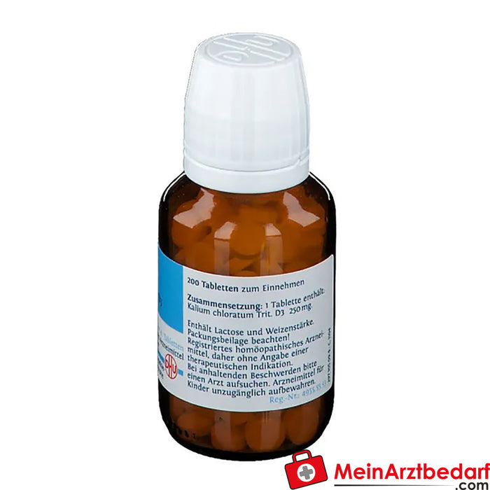 DHU Schuessler Tuz No. 4® Potasyum kloratum D3