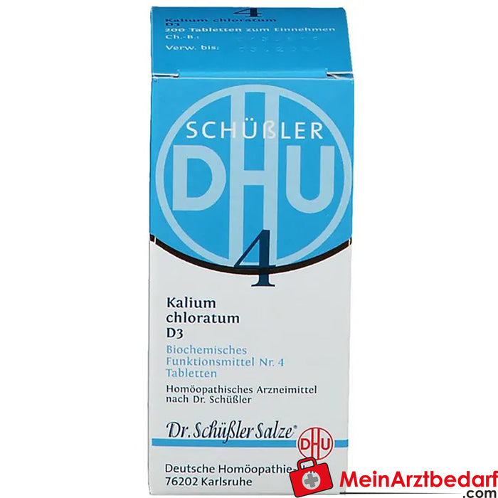 DHU Schuessler Tuz No. 4® Potasyum kloratum D3