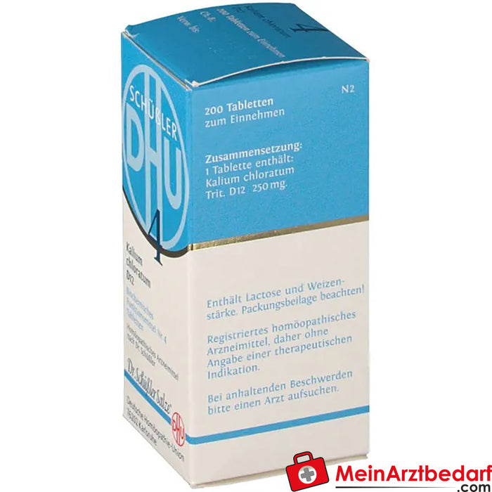 Sól DHU Schuessler nr 4® Potassium chloratum D12