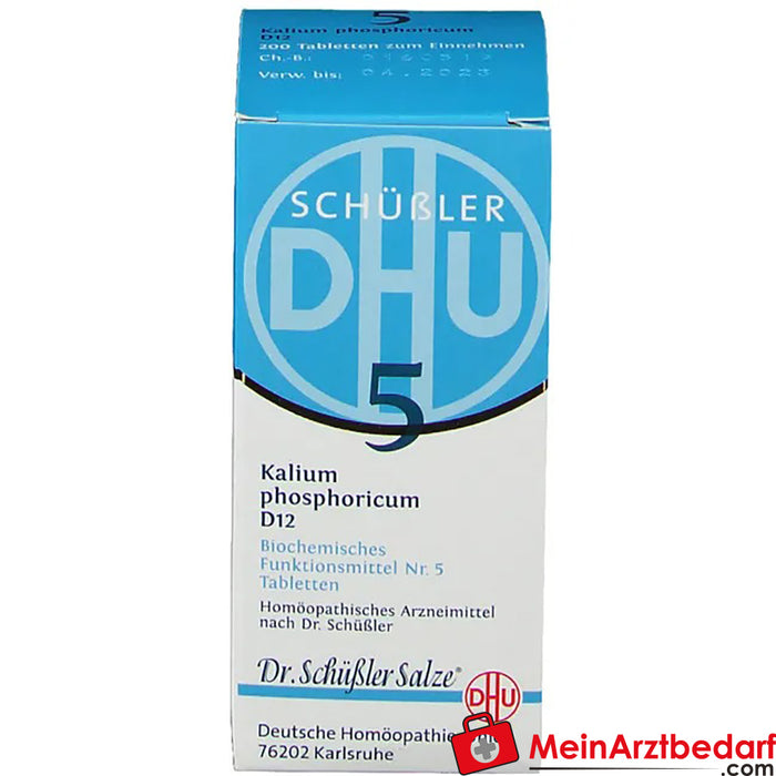 DHU Schuessler Salt No. 5® Fósforo de potássio D12