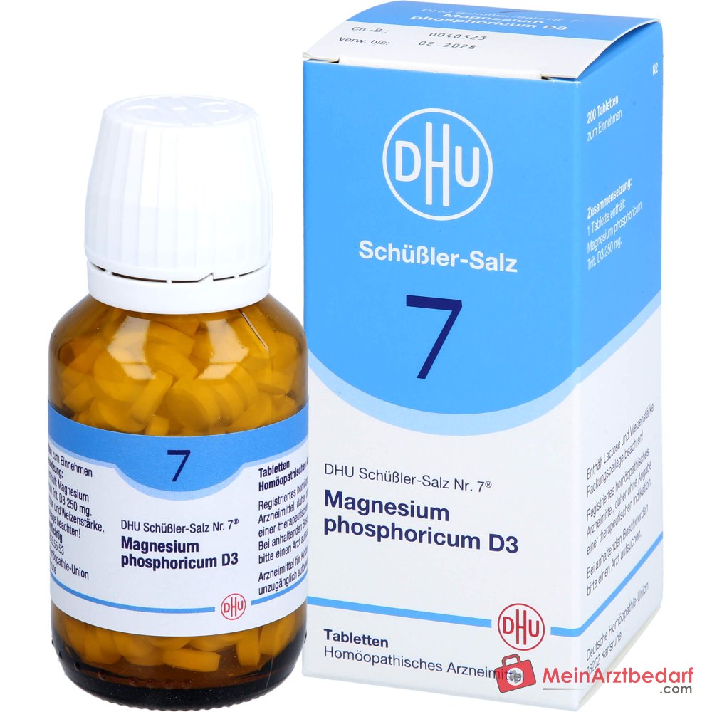 DHU Schuessler Sal nº 7 Magnesio fosfórico D3 Comprimidos 250 mg