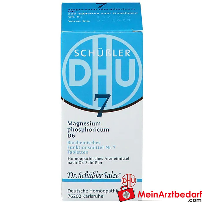 DHU Sel de Schüssler No 7® Magnésium phosphoricum D6, 200 pcs.