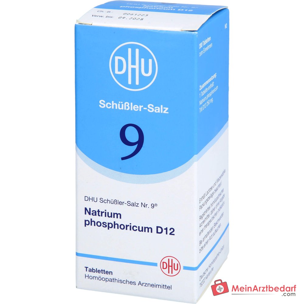 DHU Biochemie Natrium phosphoricum D12 250 mg Tabletten