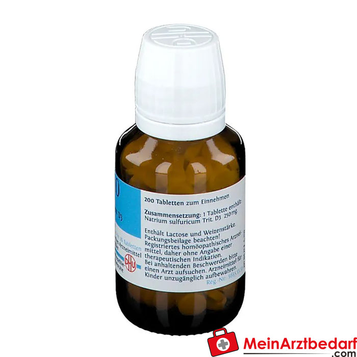 DHU Sale di Schuessler n. 10® Natrium sulphuricum D3