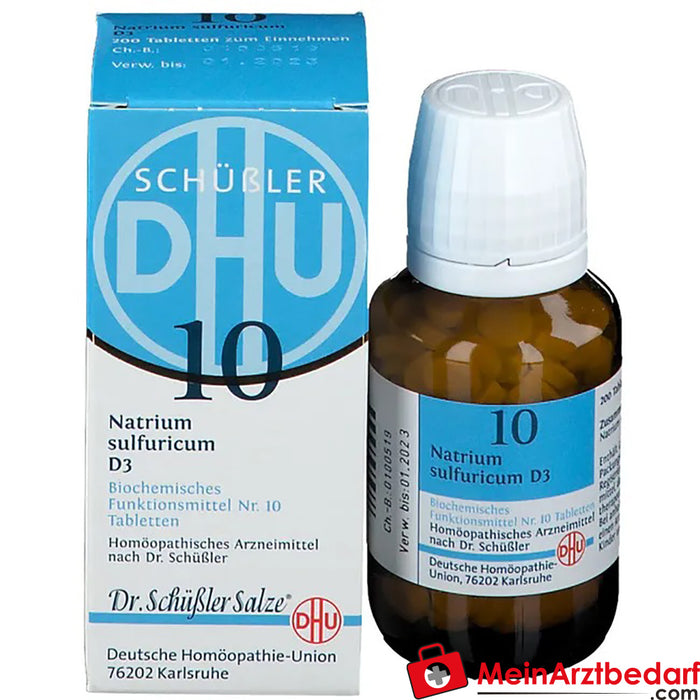 DHU Sale di Schuessler n. 10® Natrium sulphuricum D3