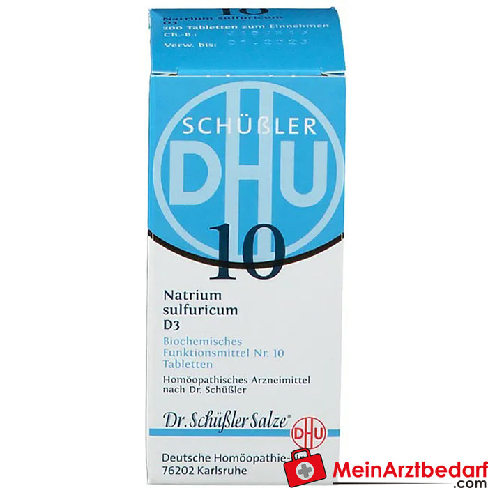 DHU Sale di Schuessler n. 10® Natrium sulphuricum D3