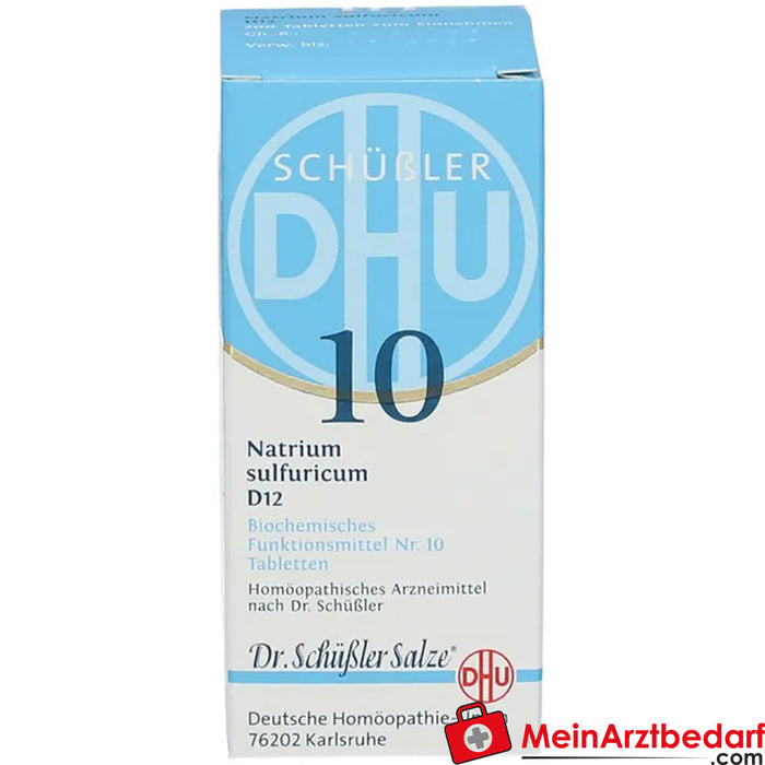 Sól DHU Schuessler nr 10® Natrium sulfuricum D12