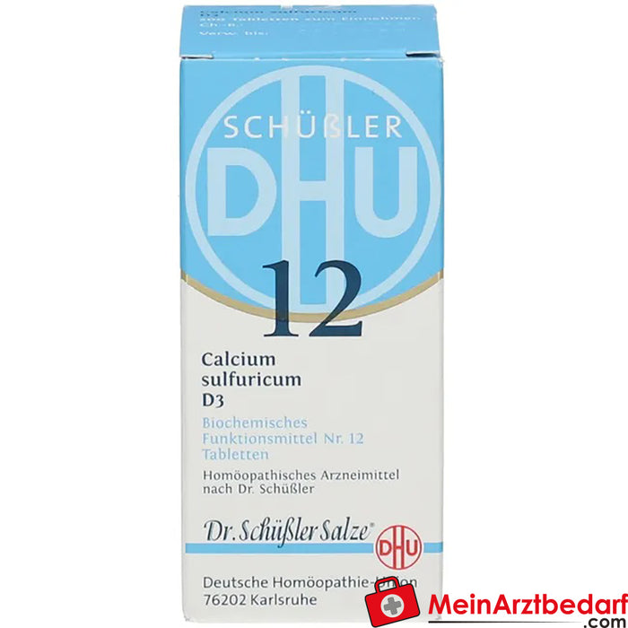 Sól DHU Schuessler nr 12® Calcium sulphuricum D3