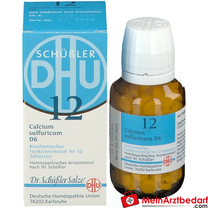 Sól DHU Schuessler nr 12® Calcium sulphuricum D6