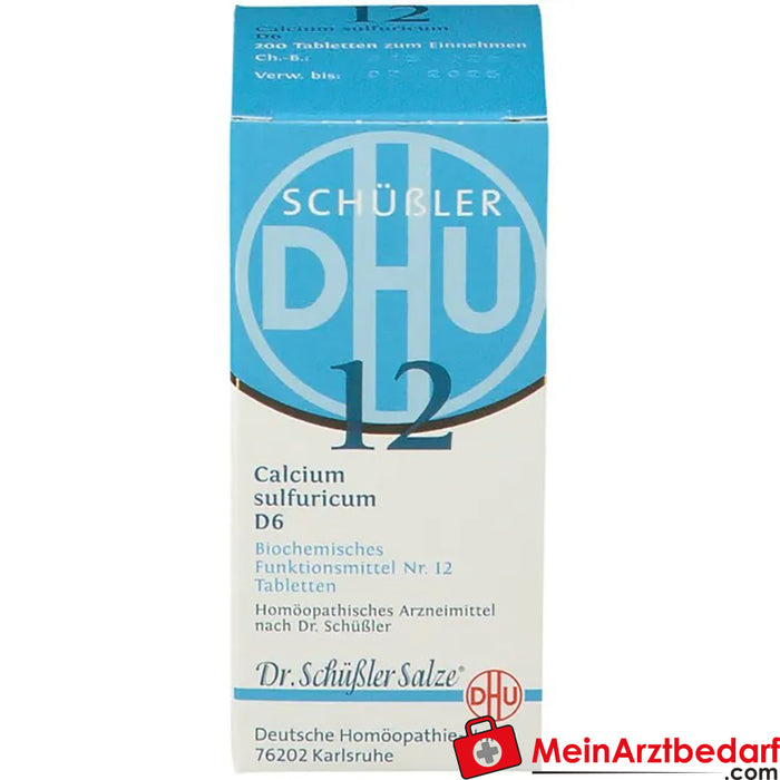 Sól DHU Schuessler nr 12® Calcium sulphuricum D6
