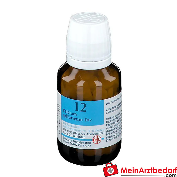DHU Biyokimya 12 Kalsiyum sülfürikum D12