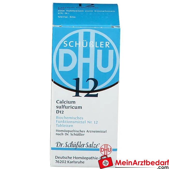 DHU Biochemistry 12 Calcium sulfuricum D12