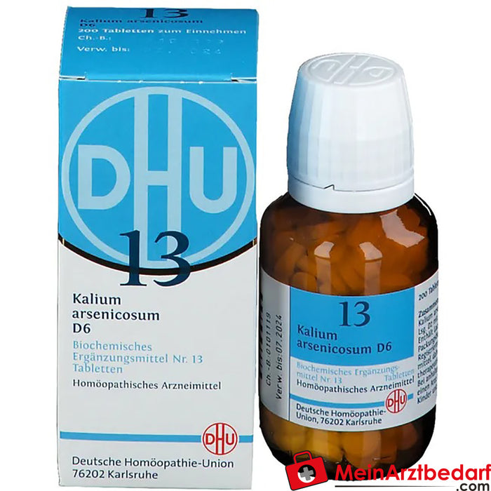 DHU Bioquímica 13 Kalium arsenicosum D6