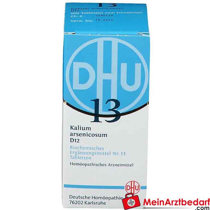 DHU Biochimica 13 Kalium arsenicosum D12