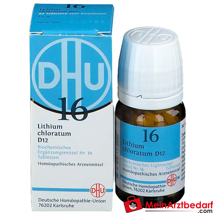 DHU Biochemistry 16 Lithium chloratum D6