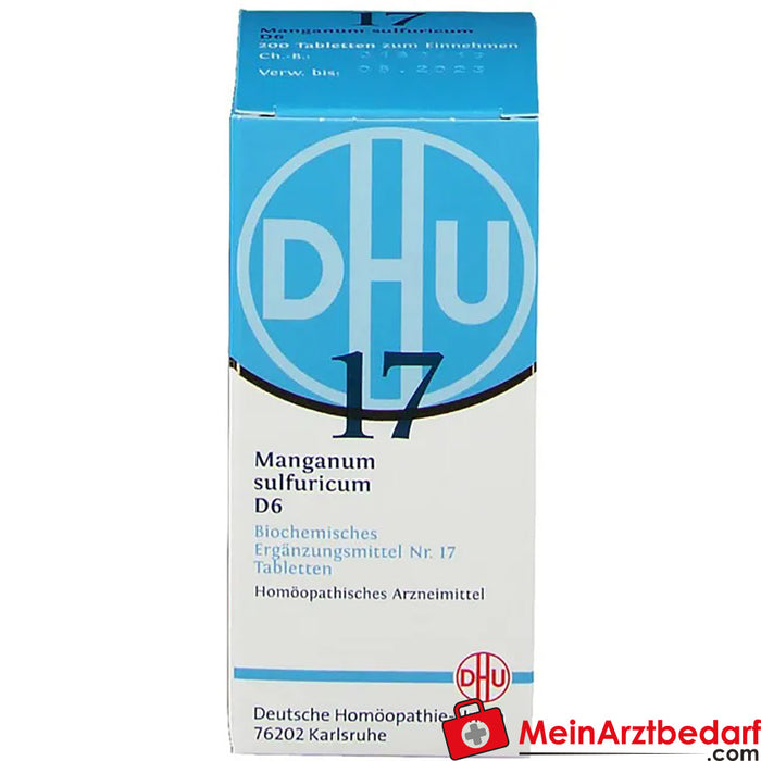 DHU 生物化学 17 Manganum sulfuricum D6