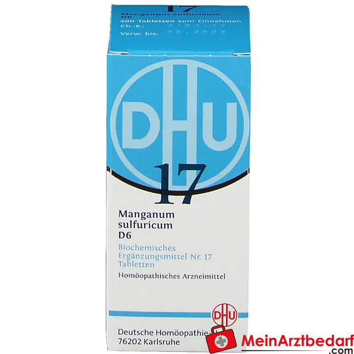 DHU Biochimie 17 Manganum sulfuricum D6