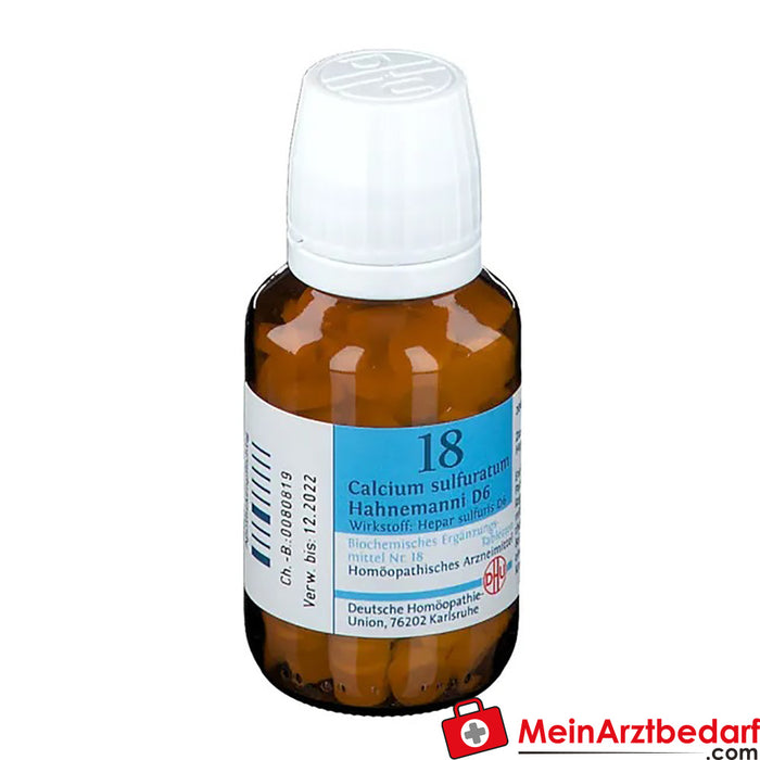 DHU Bioquímica 18 Calcium sulphuratum D6