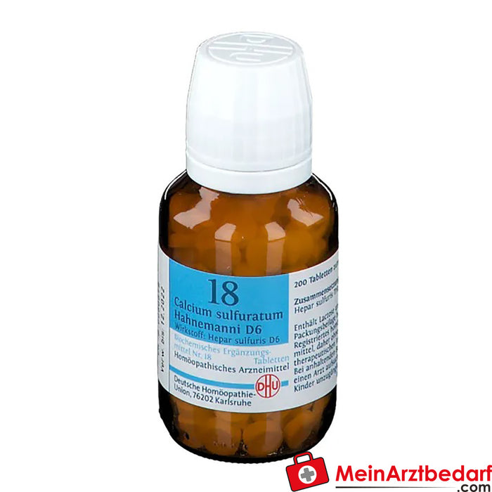 DHU Bioquímica 18 Calcium sulphuratum D6