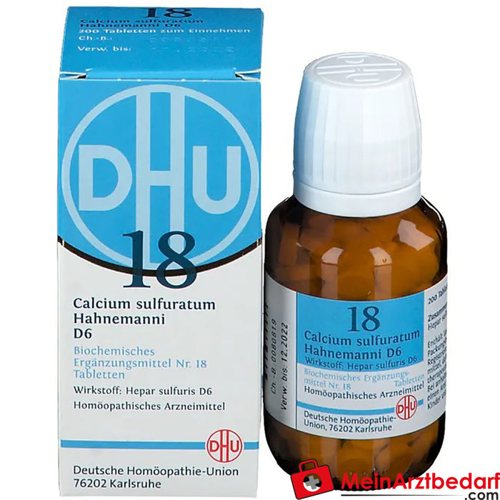 DHU Biochimie 18 Calcium sulfuratum D6