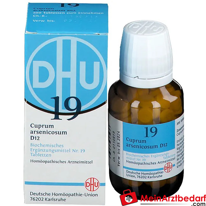 DHU Biochemistry 19 Cuprum arsenicosum D12